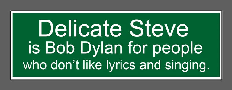 Bob Dylan Bumper Sticker