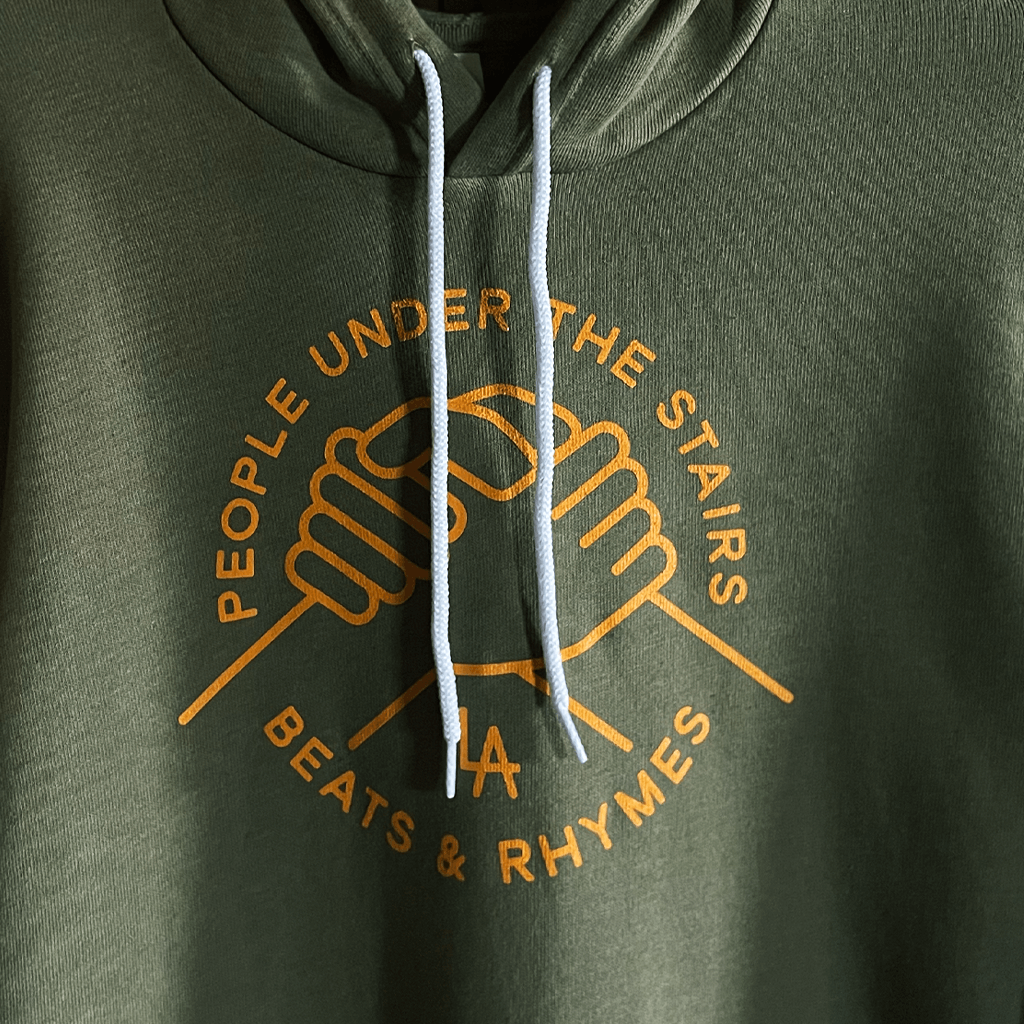 Handshake Heather Olive Hoodie