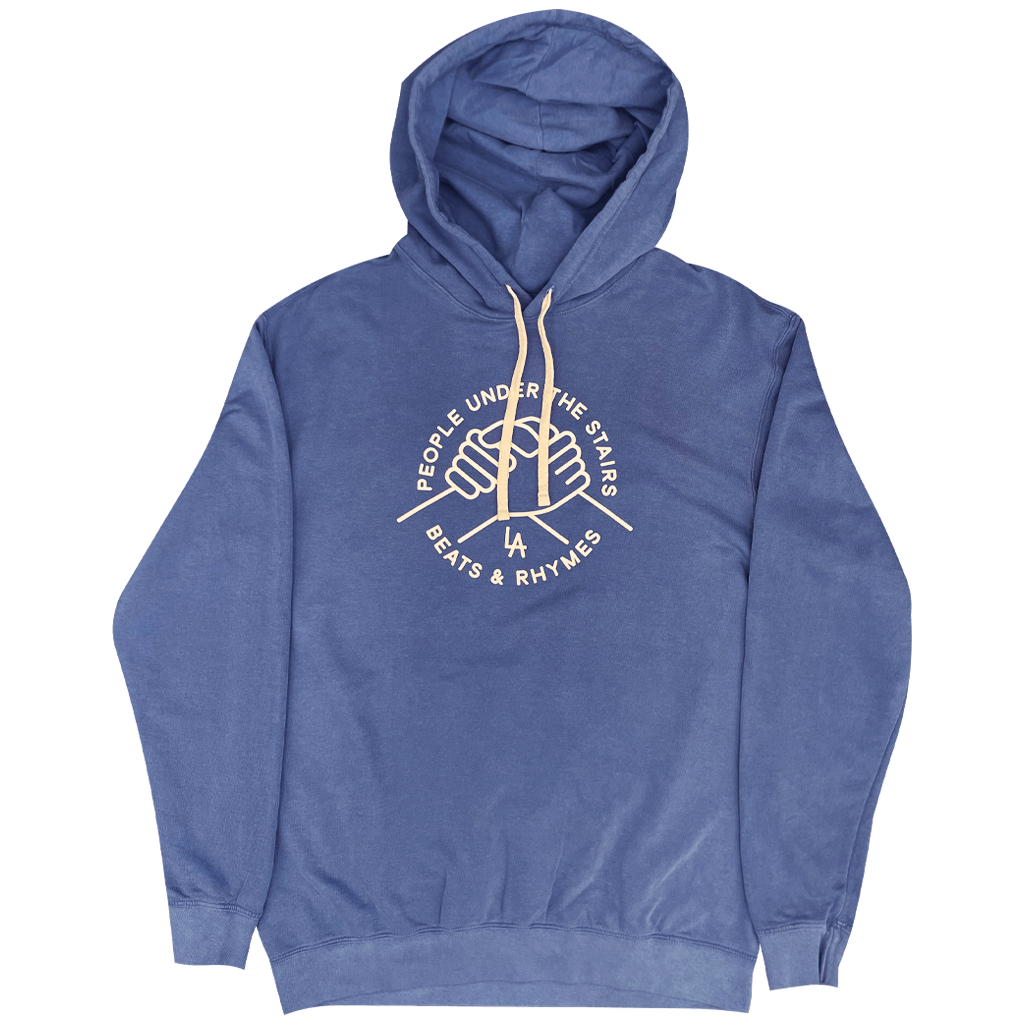 Handshake Blue Jean Hoodie