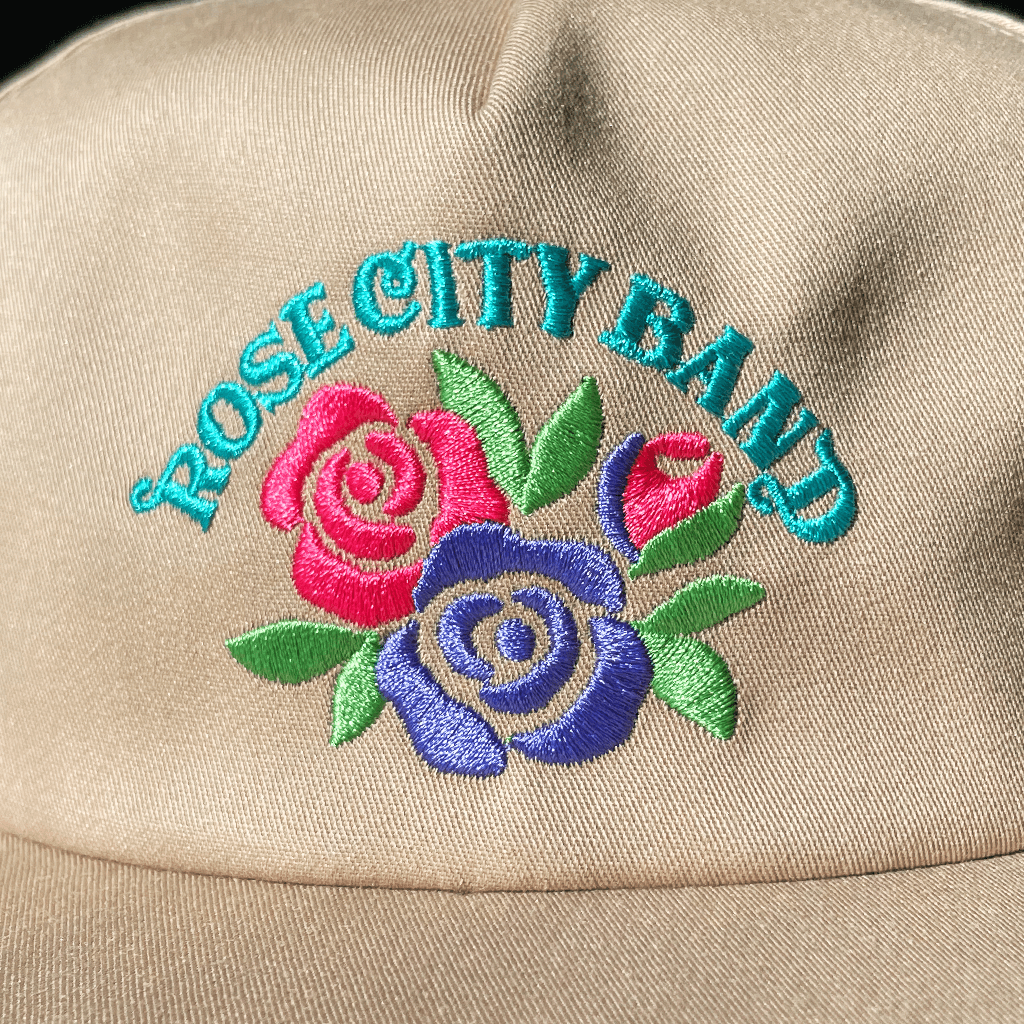 Roses Khaki Hat