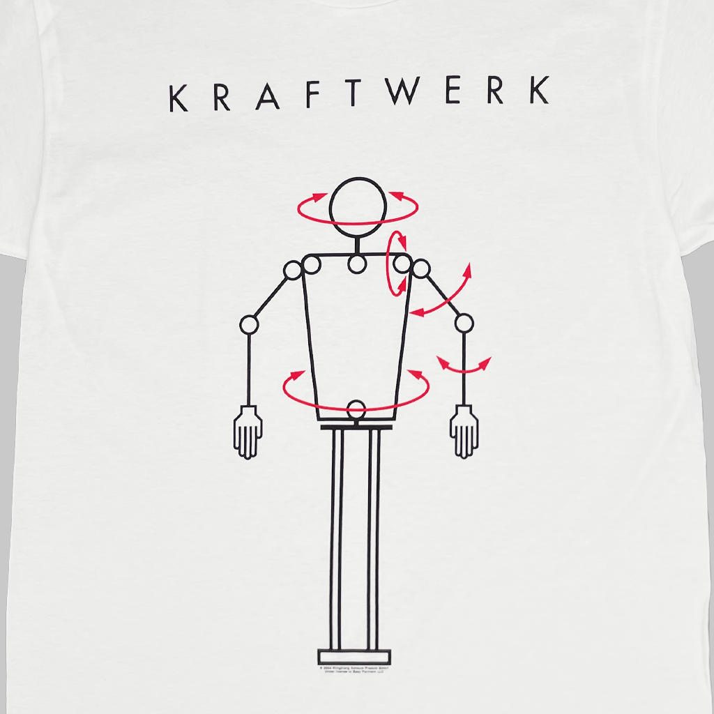 Robot White T-Shirt (Front Print Only)