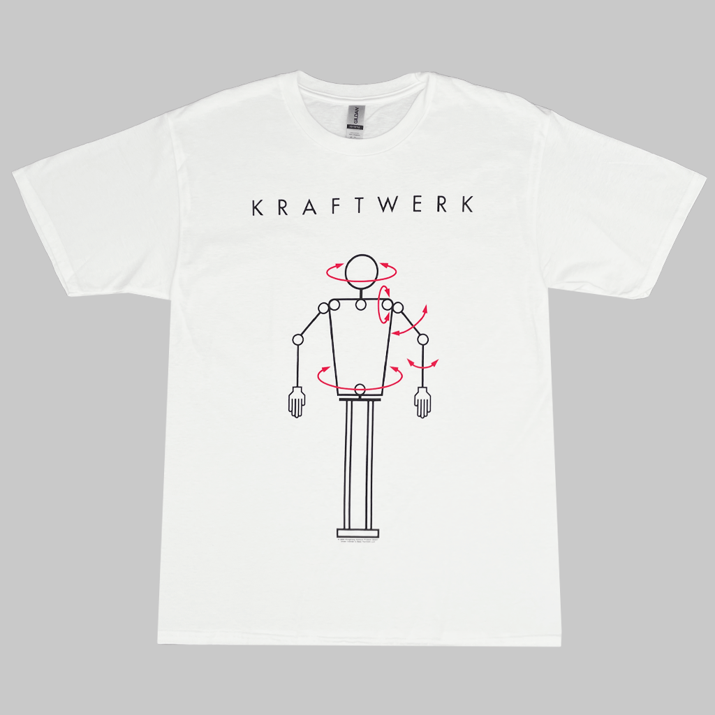 Robot White T-Shirt (Front Print Only)