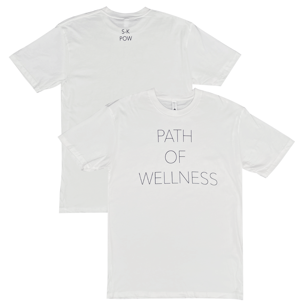 Path of Wellness White T-Shirt