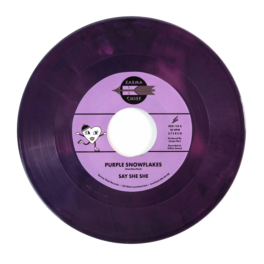 Purple Snowflakes / This Wintertime - 7" Blackberry Vinyl