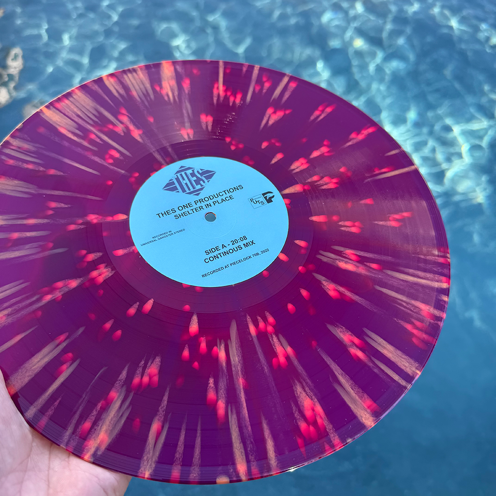 Thes One - Shelter in Place 12" Purple Splatter Vinyl