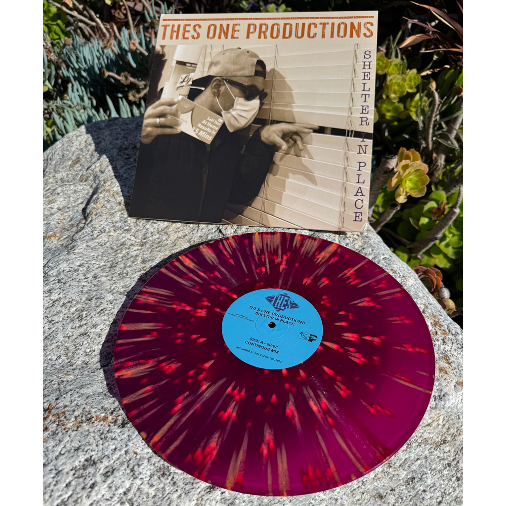 Thes One - Shelter in Place 12" Purple Splatter Vinyl