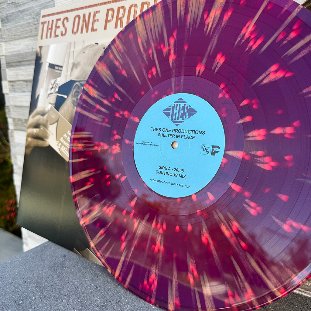 Thes One - Shelter in Place 12" Purple Splatter Vinyl