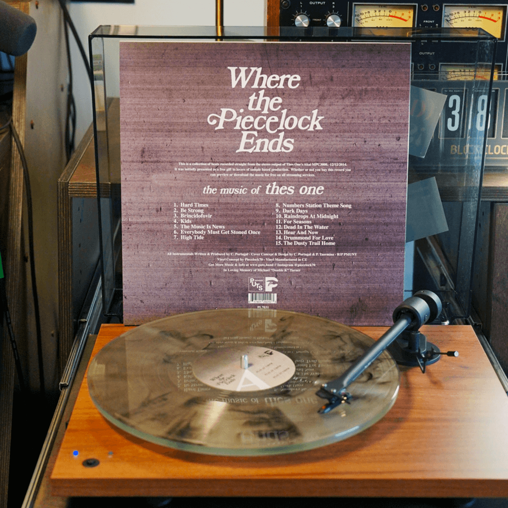 Thes One - Where the Piecelock Ends 12" Smoke Vinyl