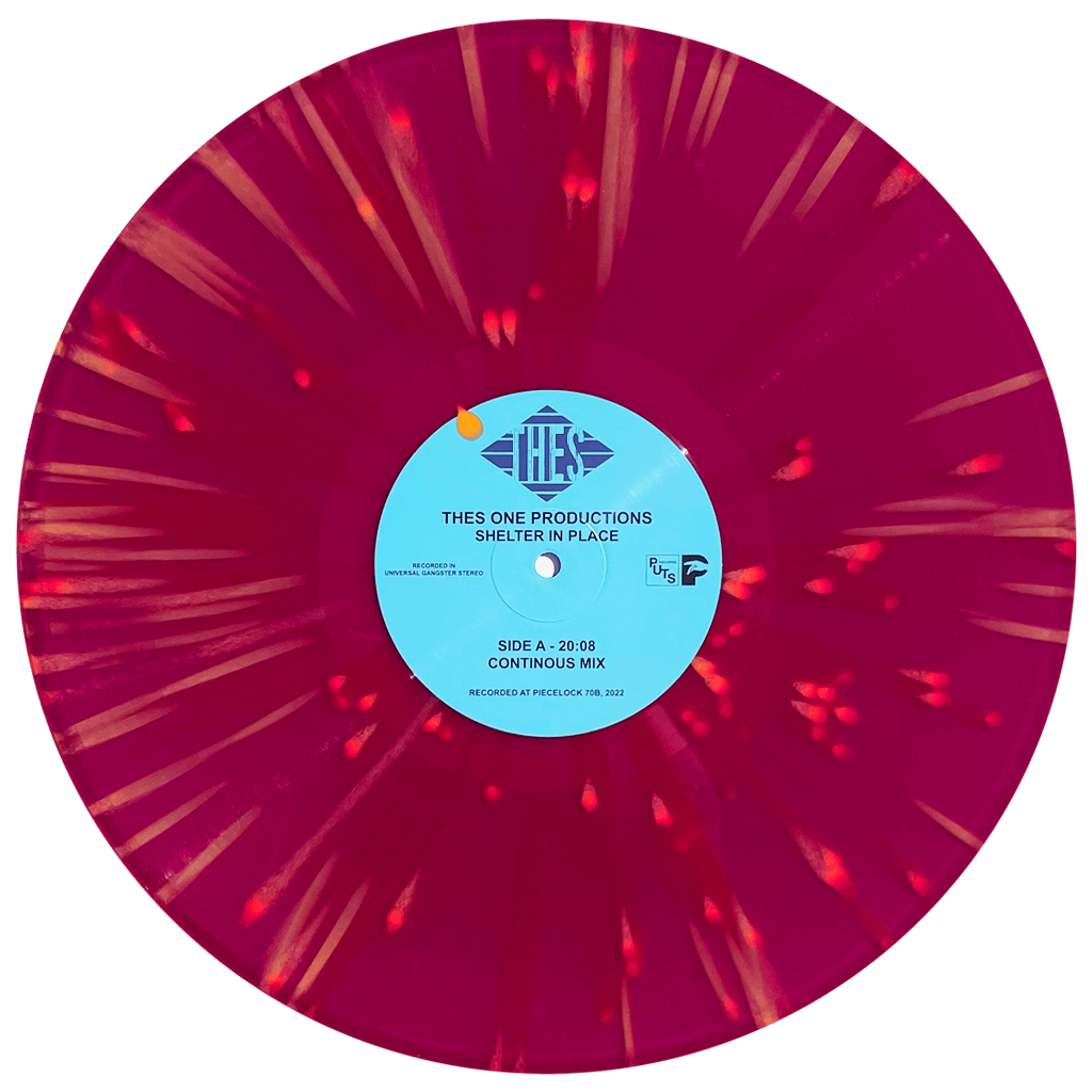 Thes One - Shelter in Place 12" Purple Splatter Vinyl