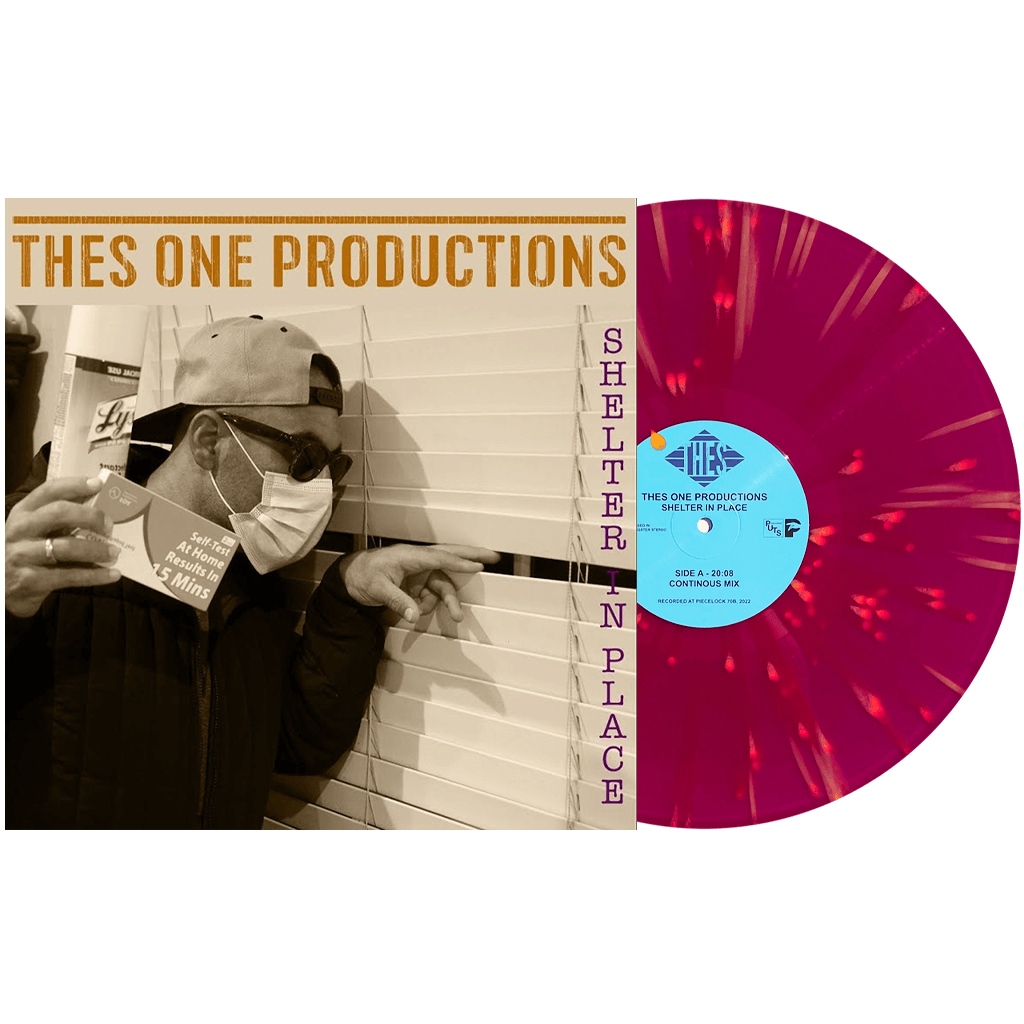 Thes One - Shelter in Place 12" Purple Splatter Vinyl