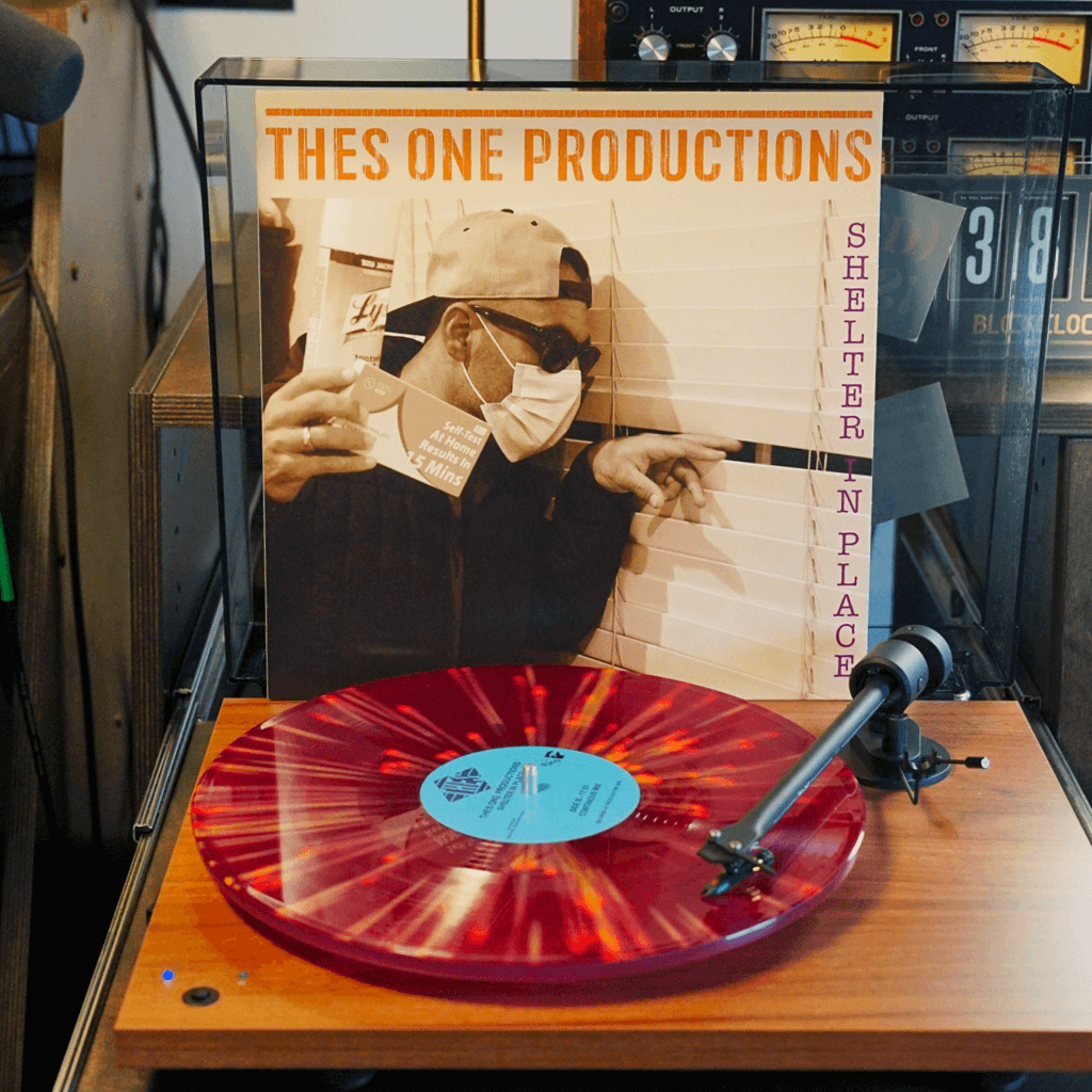 Thes One - Shelter in Place 12" Purple Splatter Vinyl