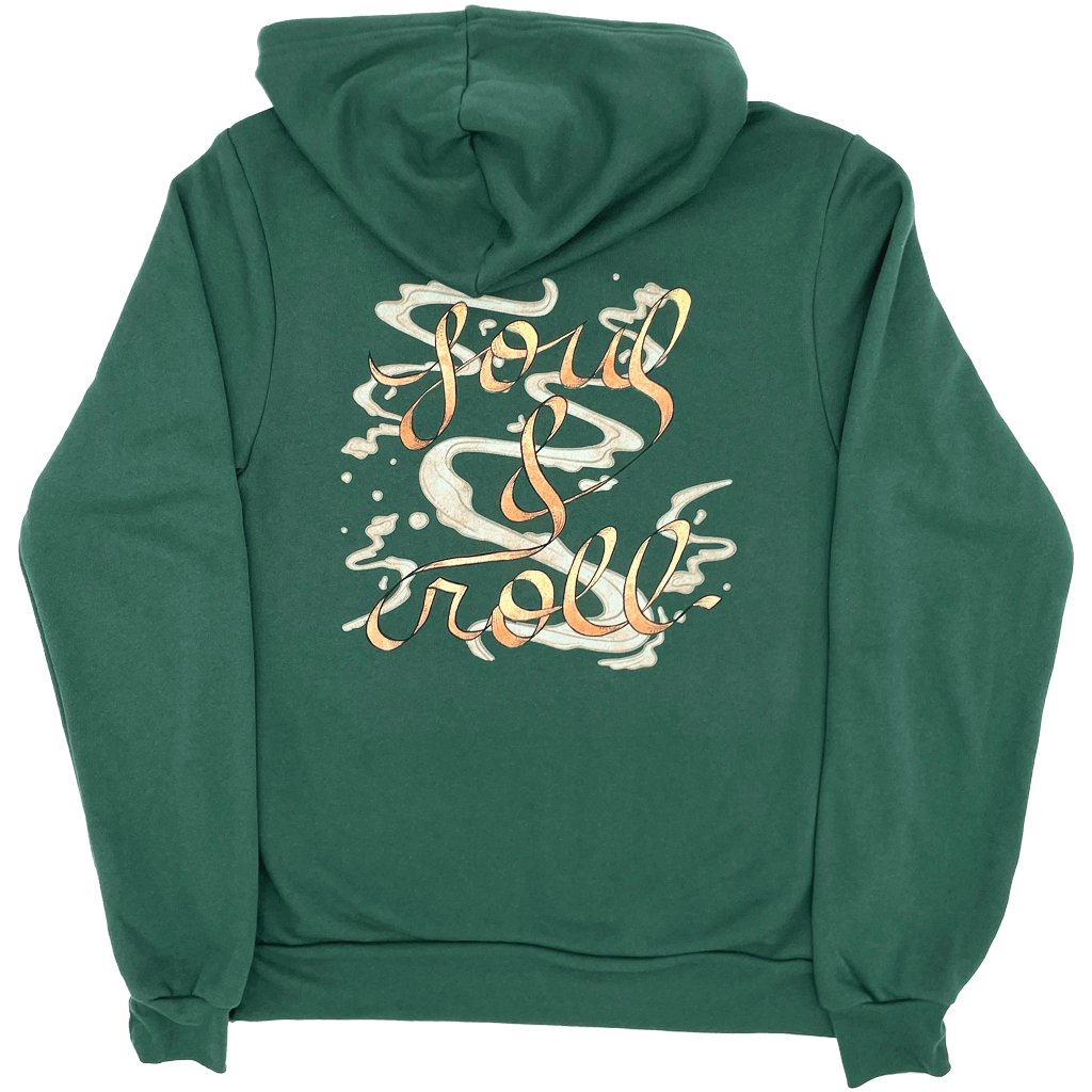 Soul & Roll Green Hoodie