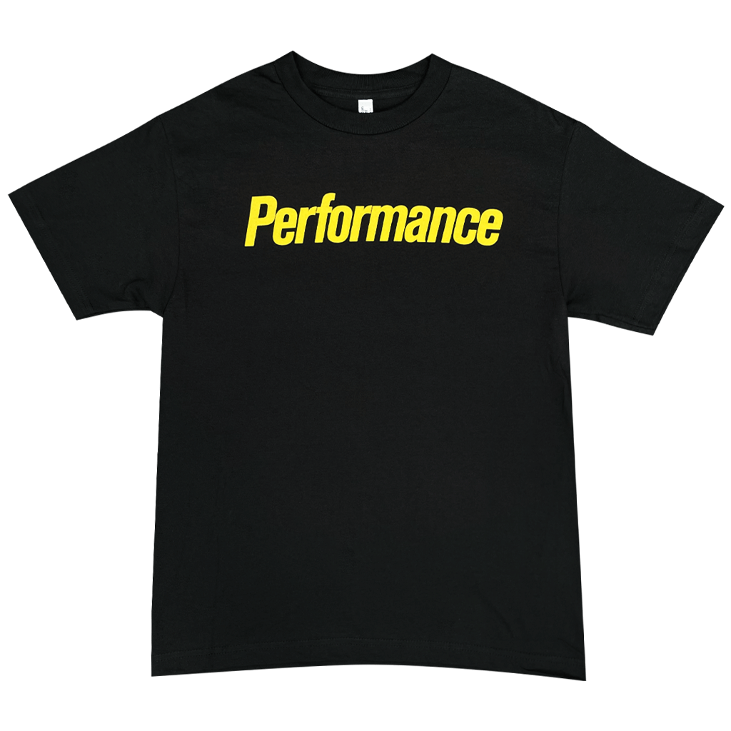 Performance Short Sleeve Black T-Shirt