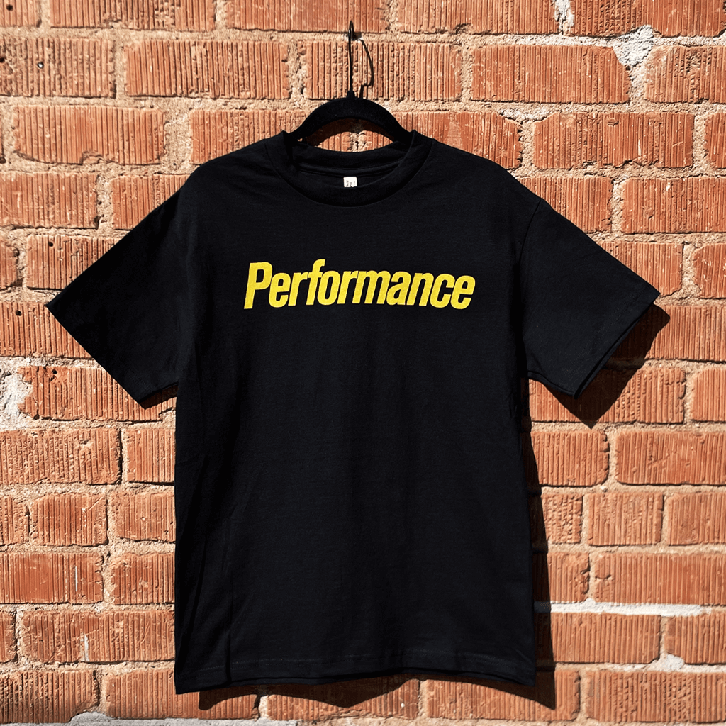 Performance Short Sleeve Black T-Shirt