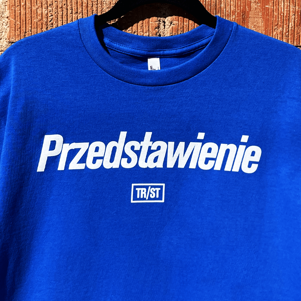 Polish Performance Short Sleeve Blue T-Shirt