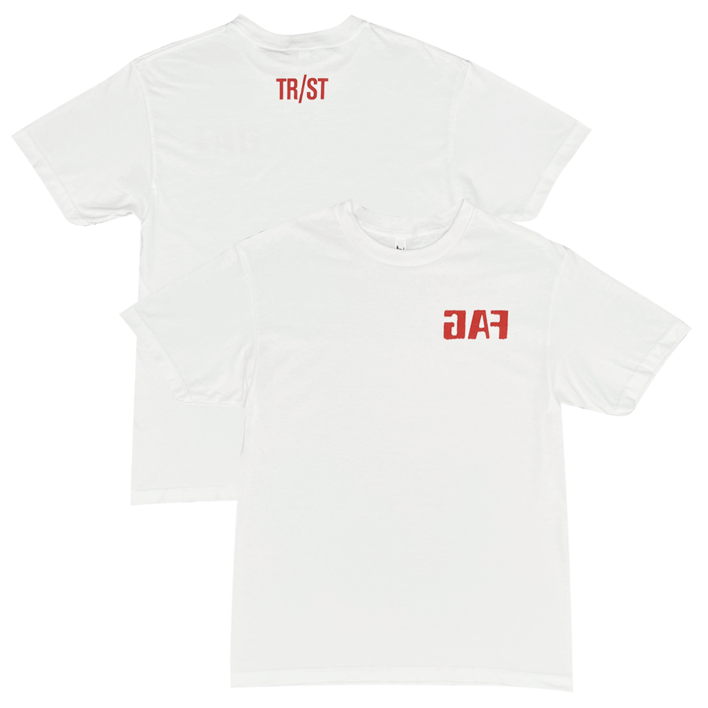 Performance F** Short Sleeve White T-Shirt