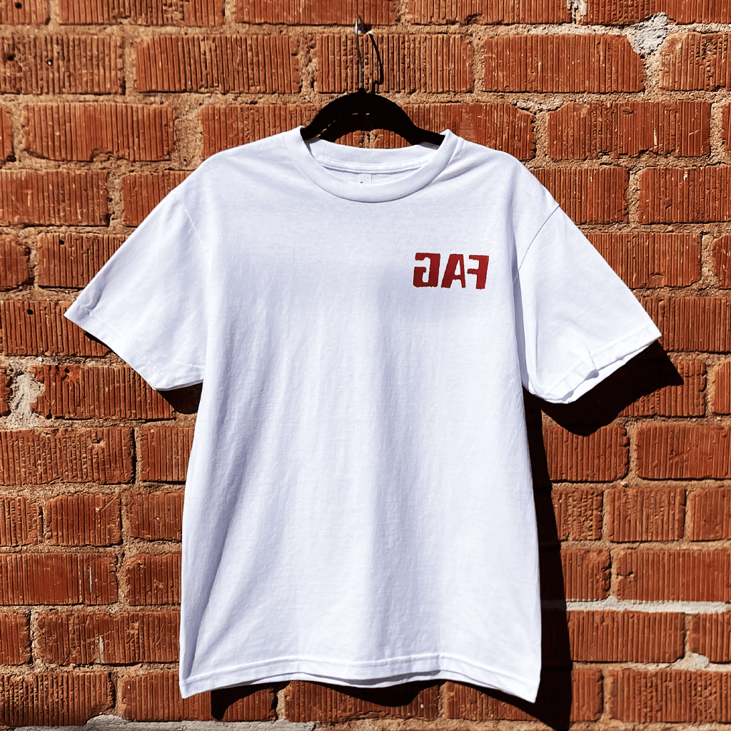 Performance F** Short Sleeve White T-Shirt