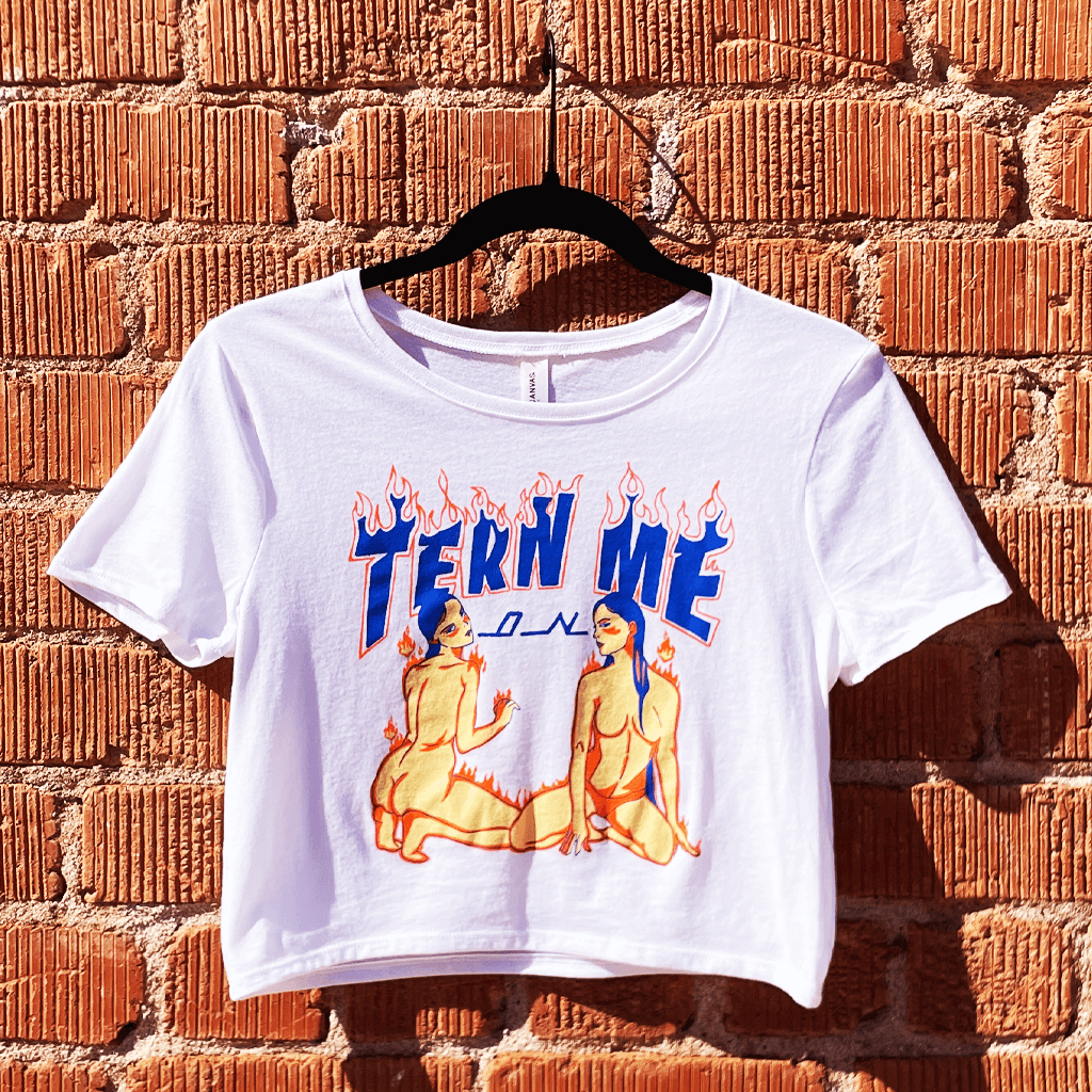 Tern Me On Women's Crop T-Shirt