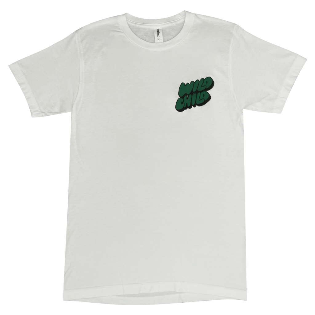 Green Script 2024 Tour White T-Shirt