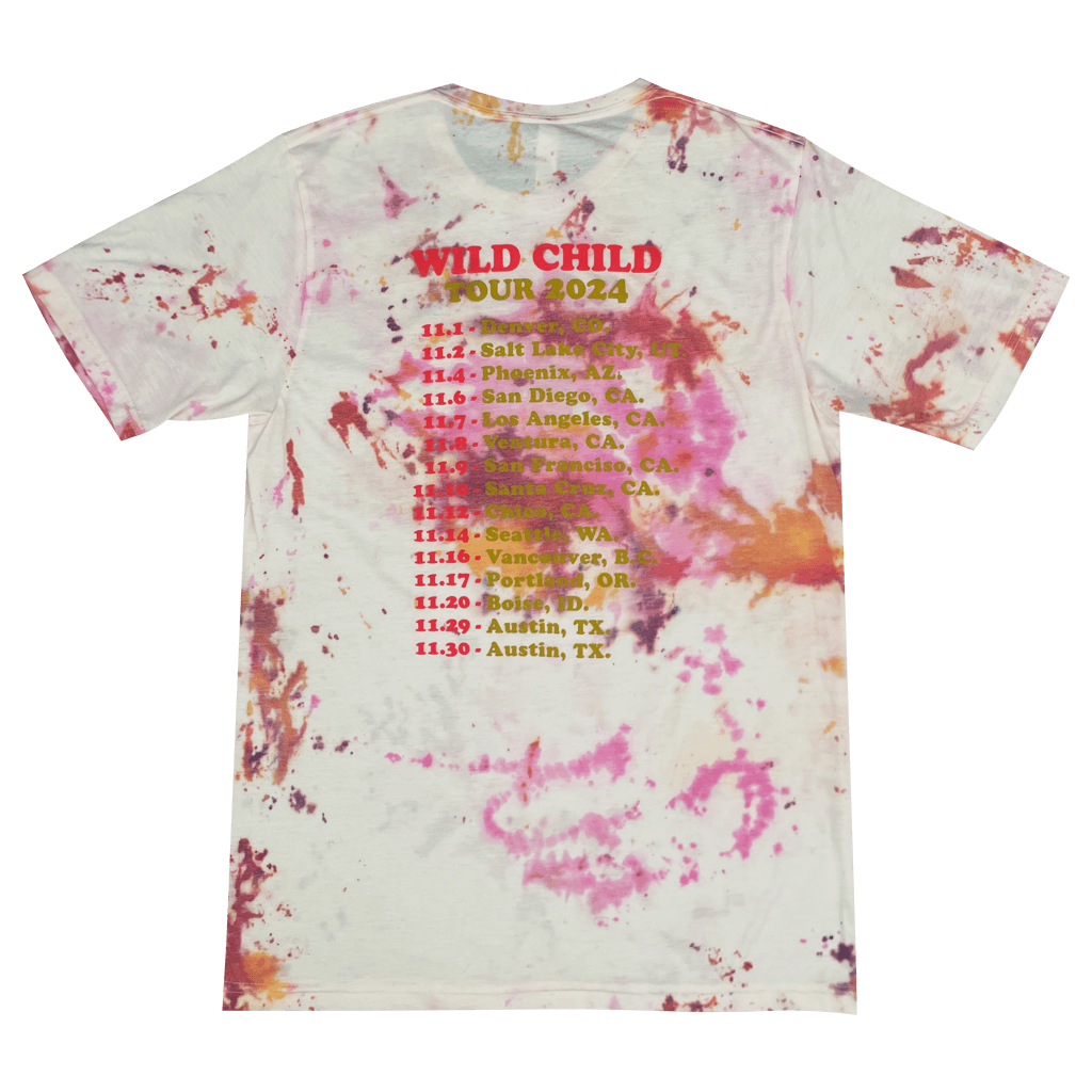 Bubble Script 2024 Tour Tie-Dye T-Shirt