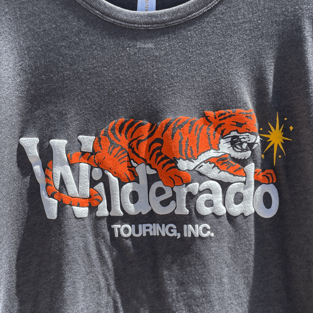 Touring Tiger Vintage Coal T-Shirt