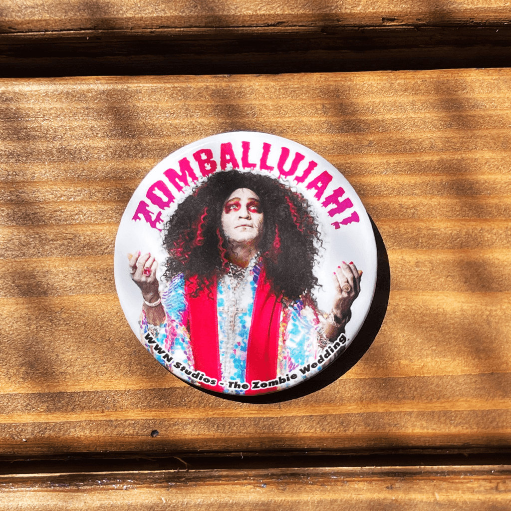 The Zombie Wedding Zomballujah! 2.25" Button