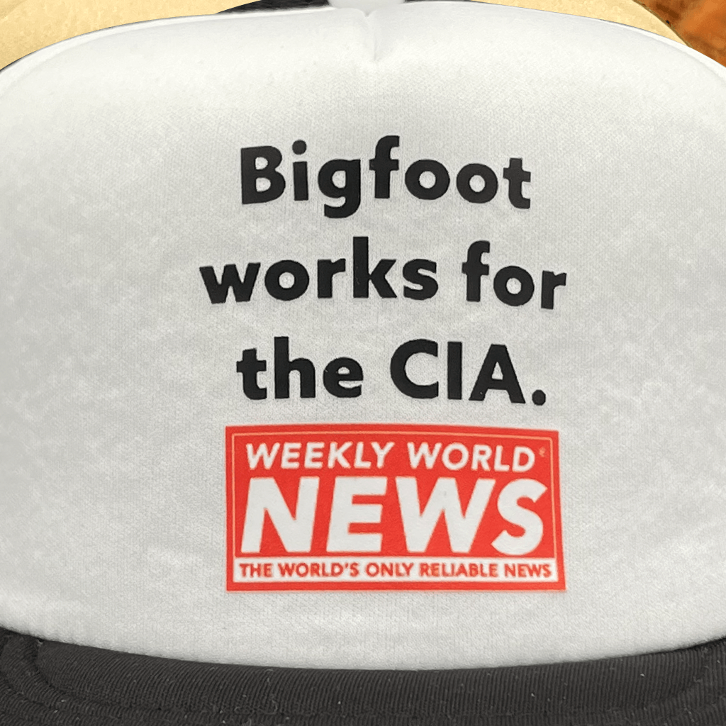 Bigfoot CIA Snapback Hat