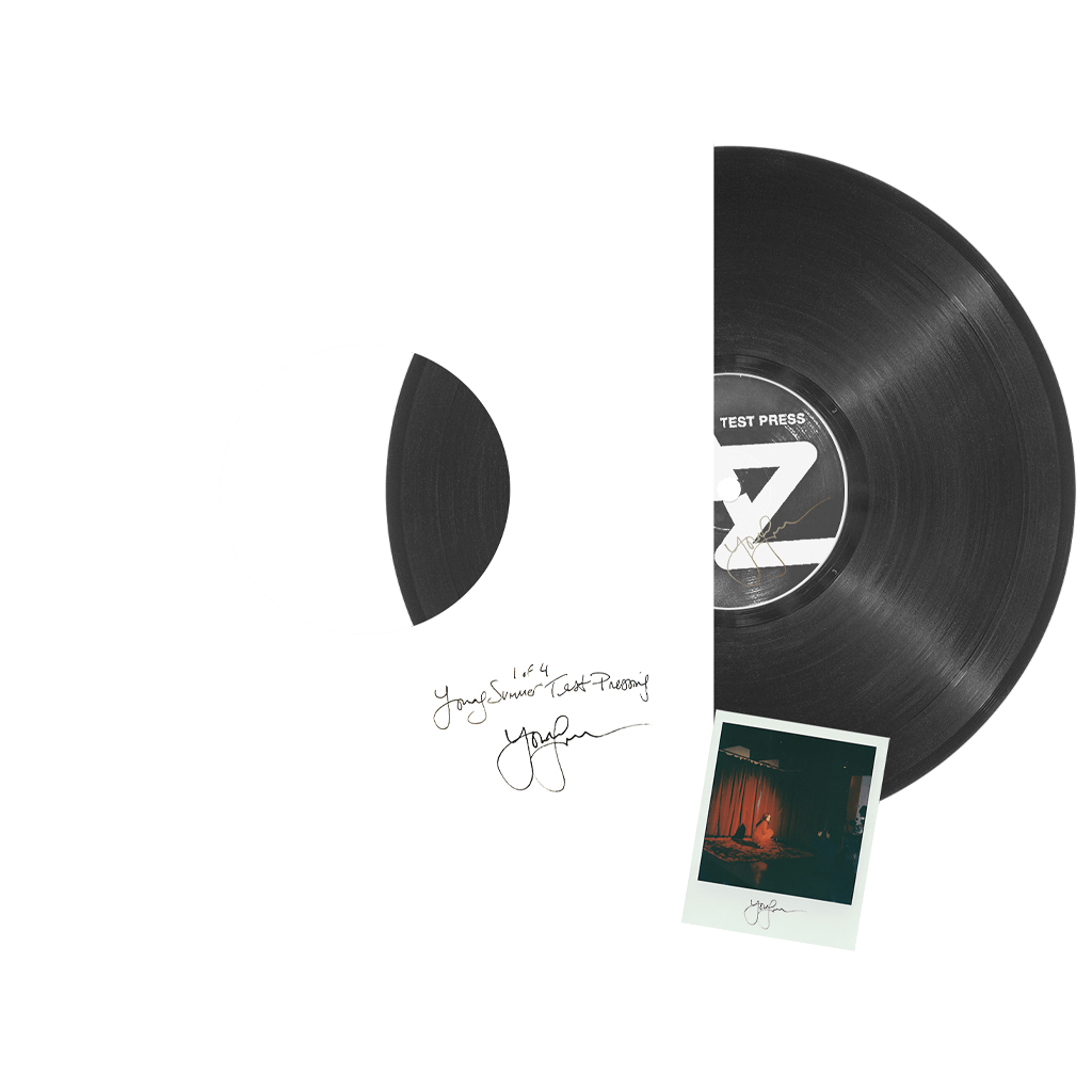 Signed "Young Summer" Test Press with Signed Polaroid Bundle