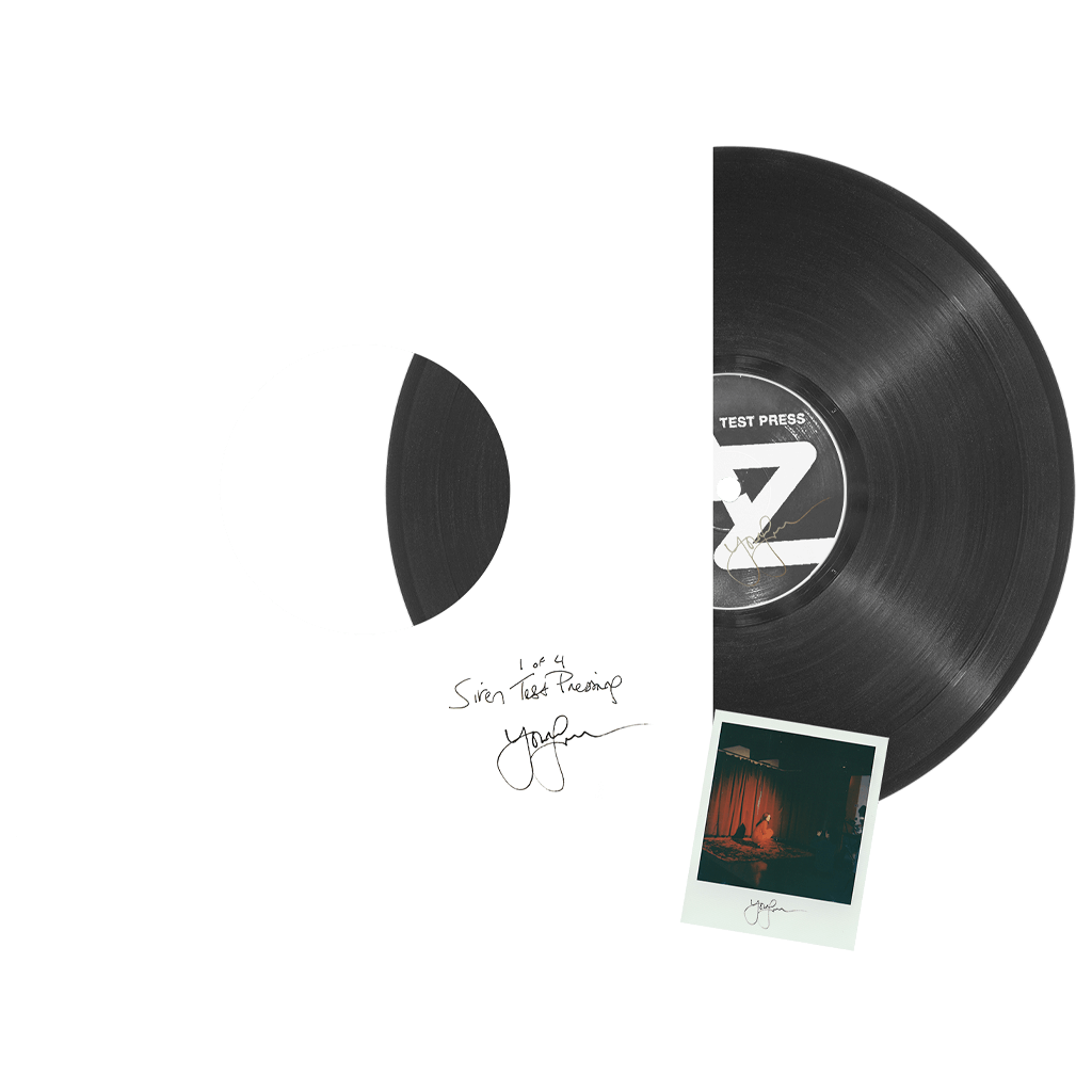 Signed "Siren" Test Press with Signed Polaroid Bundle