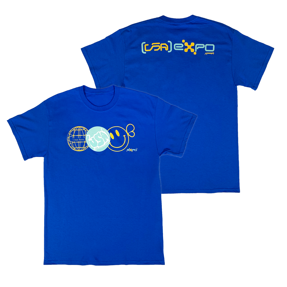 Expo T-Shirt - Neon Blue