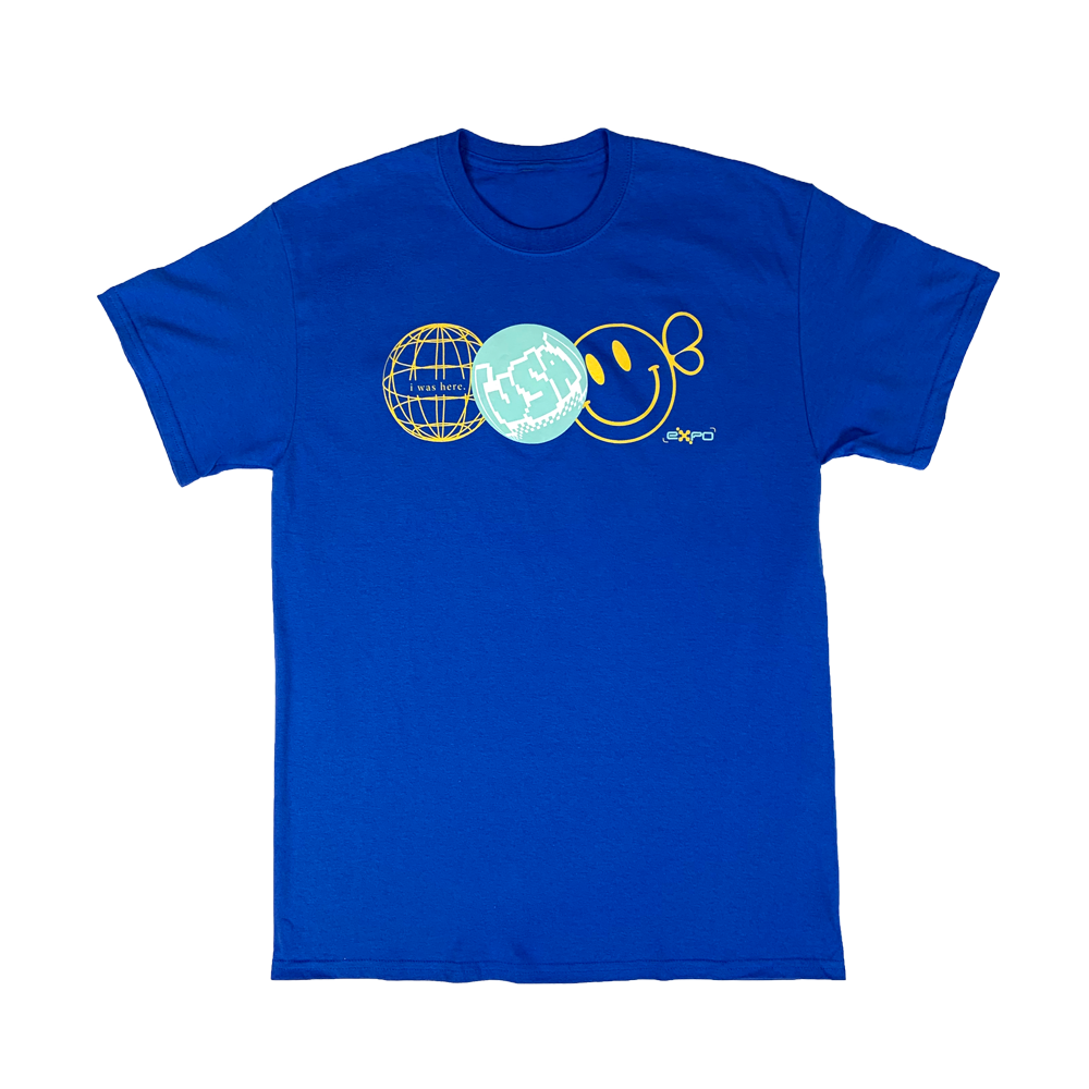 Expo T-Shirt - Neon Blue