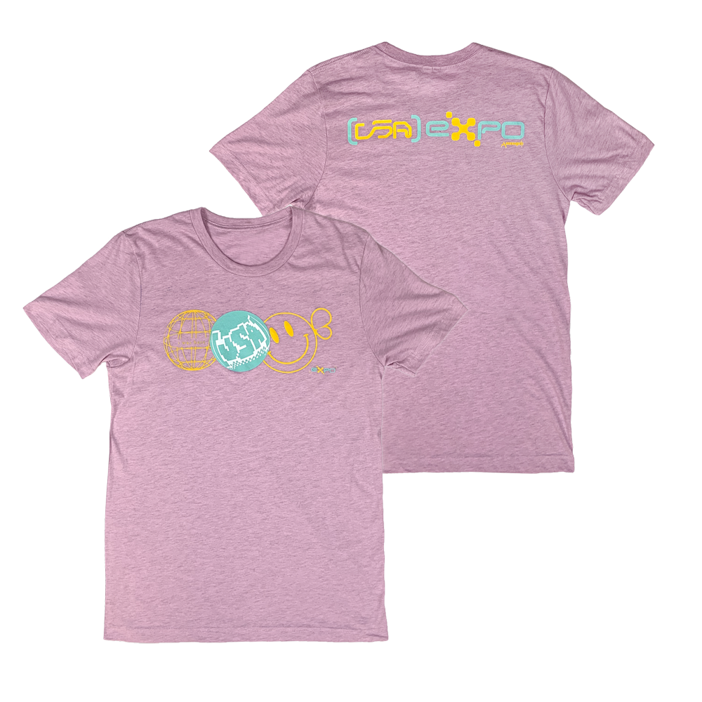 Expo T-Shirt - Heather Prism Lilac