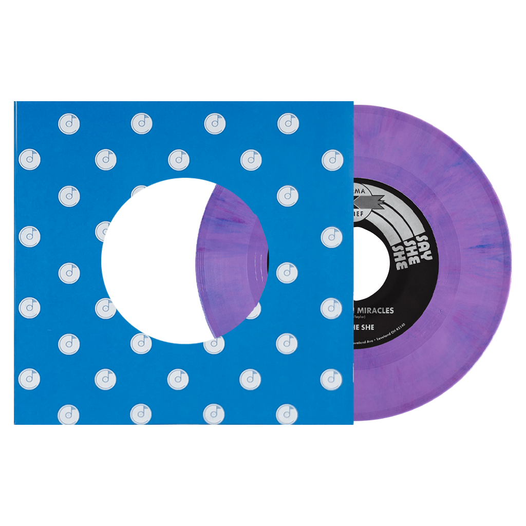 Miracles / C'est Si Bon 45 - 7" Purple Swirl Vinyl