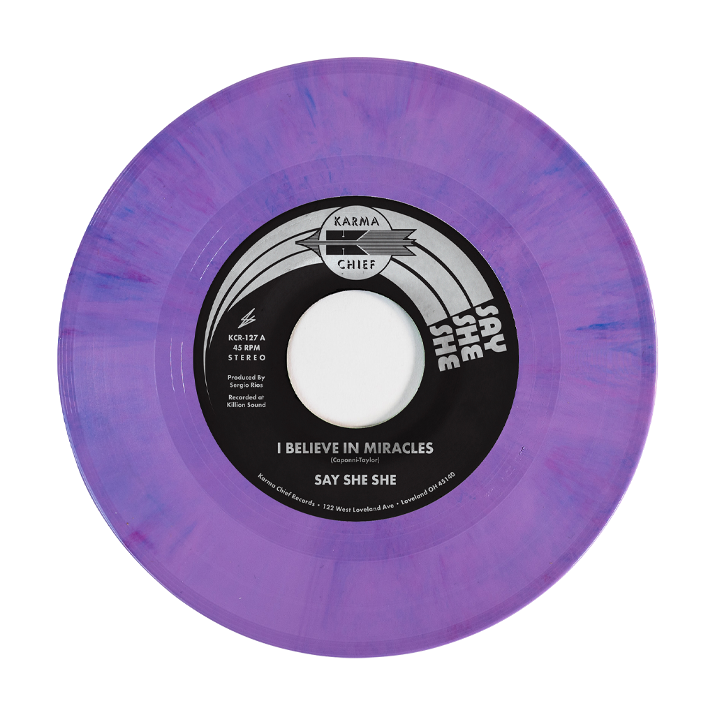 Miracles / C'est Si Bon 45 - 7" Purple Swirl Vinyl