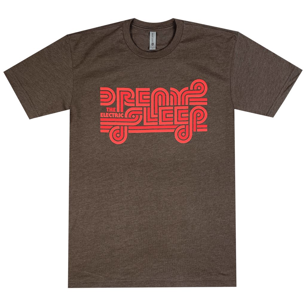 Dream The Electric Sleep - Logo Brown T-Shirt