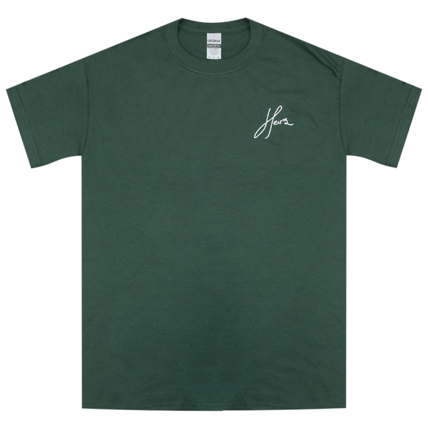 Script Forest Green T-Shirt – Hello Merch