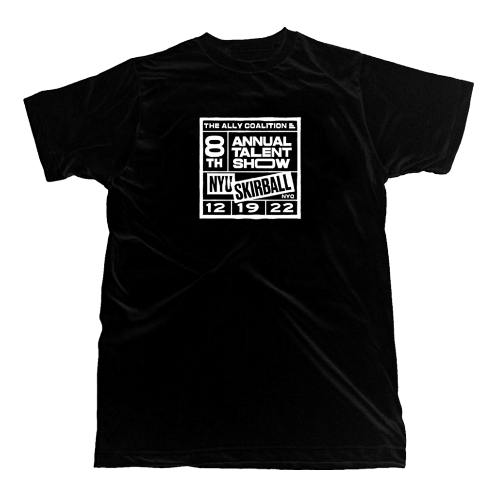 The Ally Coalition - 8th Annual Talent Show Black T-Shirt – Hello Merch