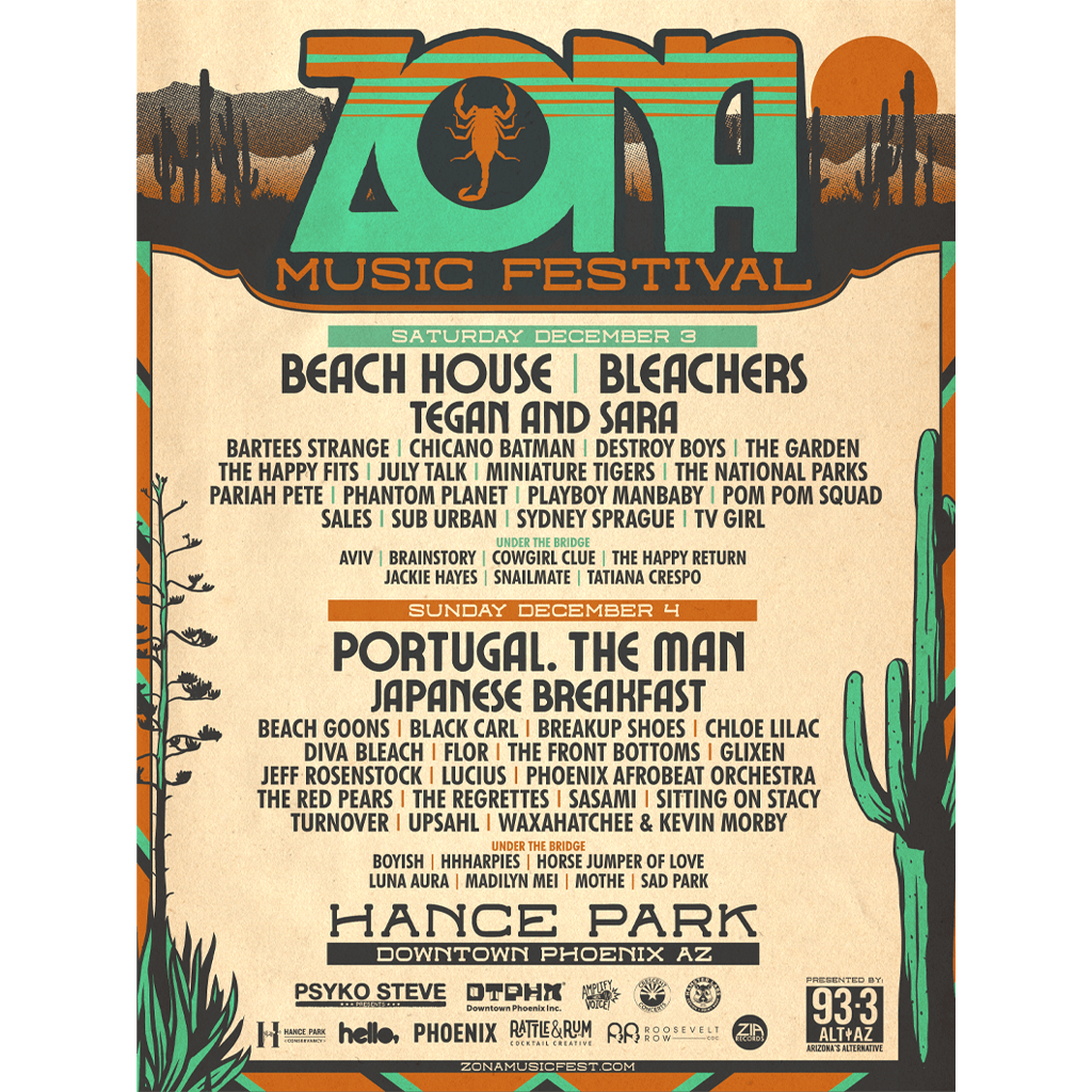 ZONA Music Festival - ZONA Music Festival 18x24 Lineup Poster